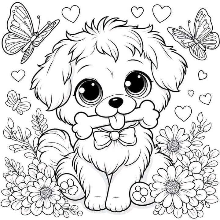 Dog coloring pages