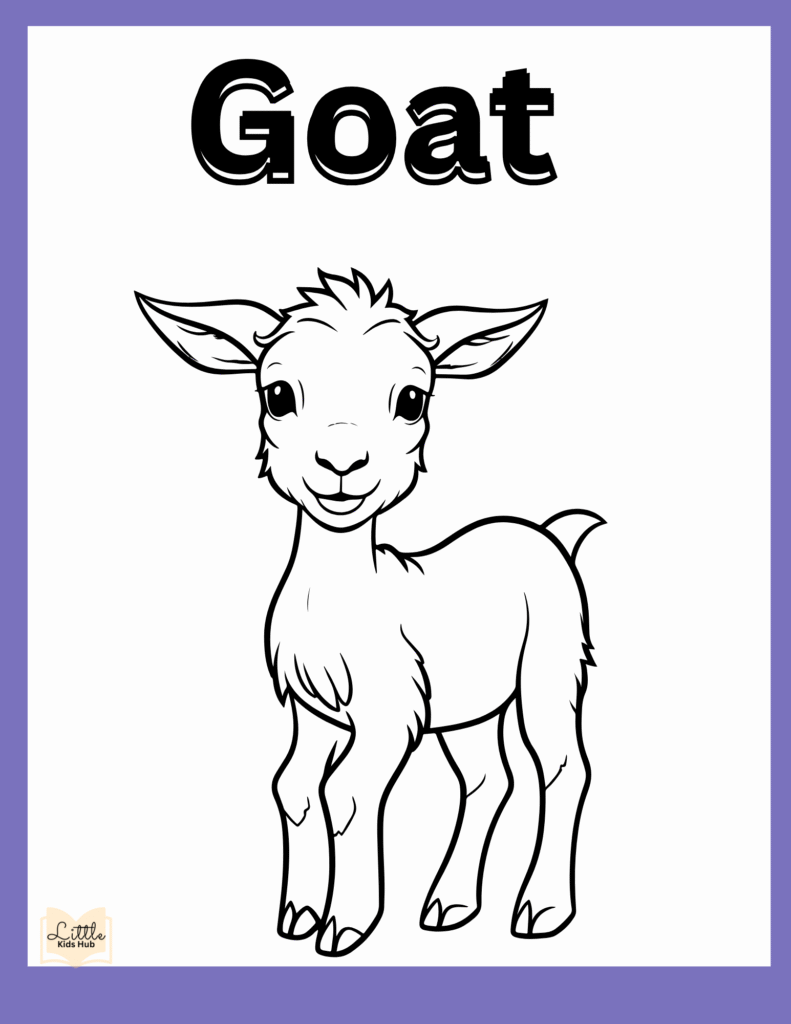 Goat Coloring Pages