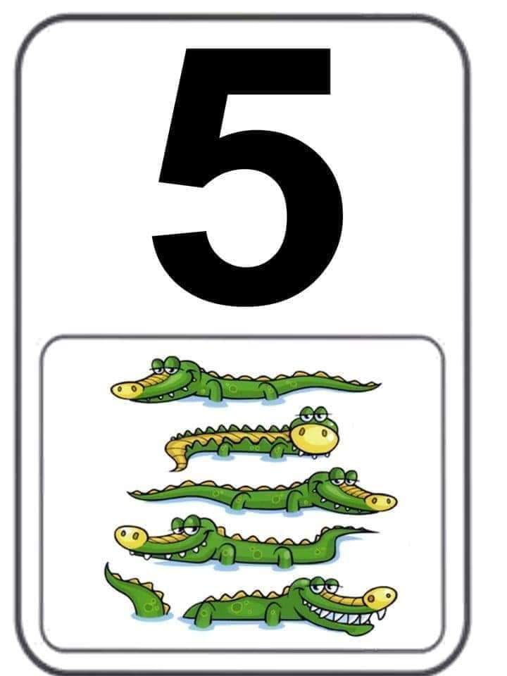 Numbers 1 to 10 flashcards