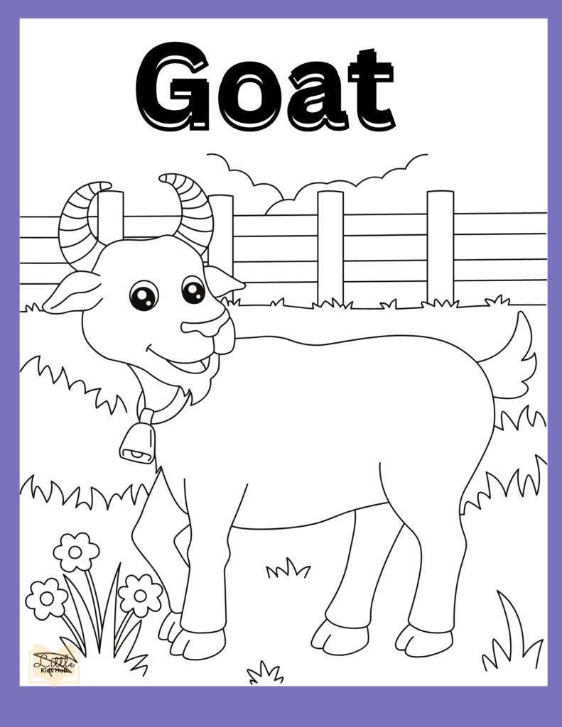 Goat Coloring Pages
