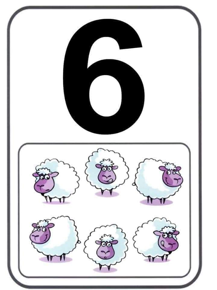 Numbers 1 to 10 flashcards