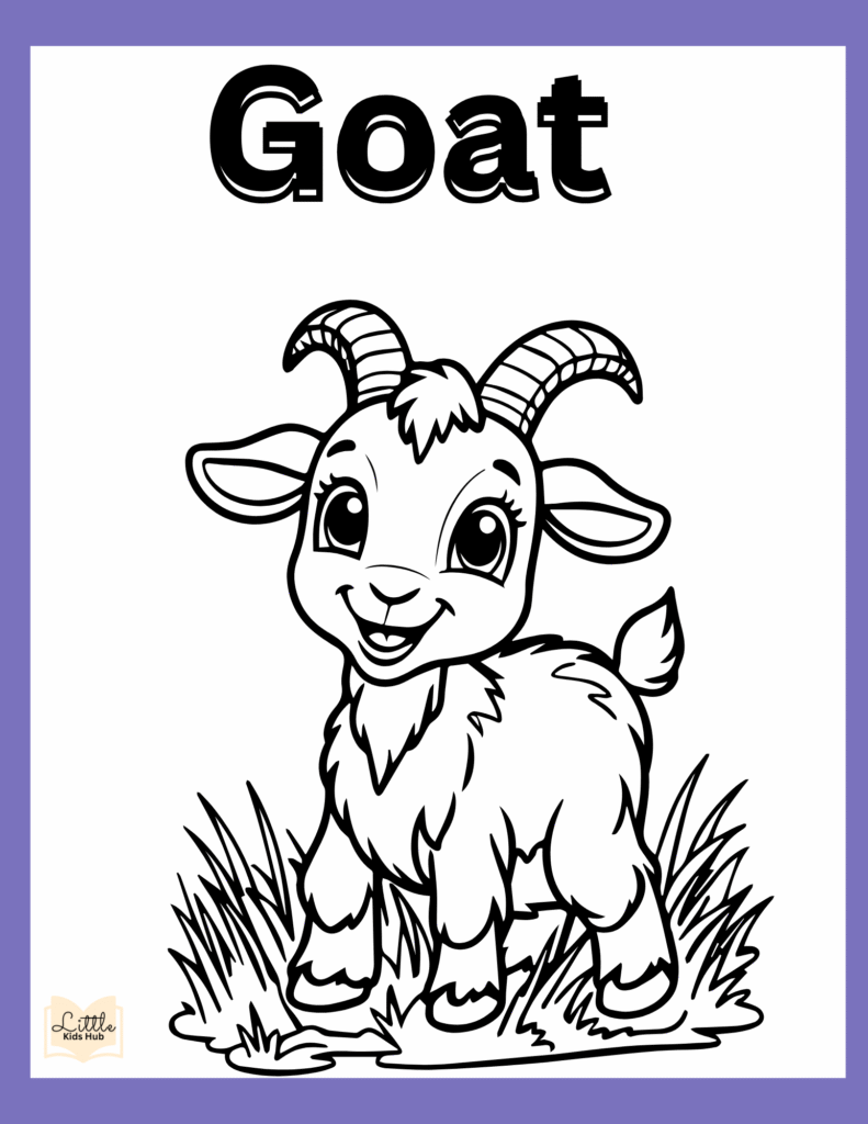 Goat Coloring Pages