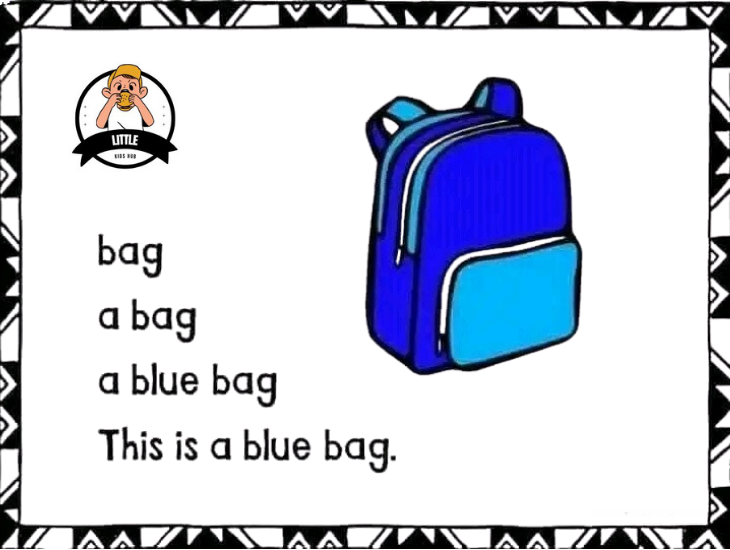 Easy Words and a school bag