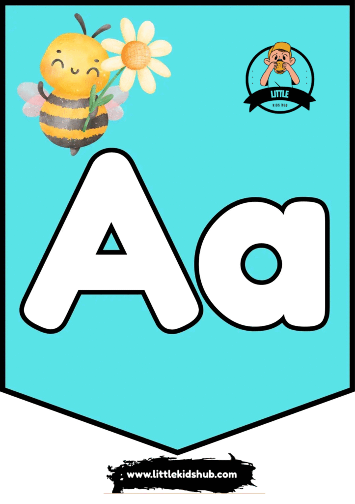 Bee with Letter A